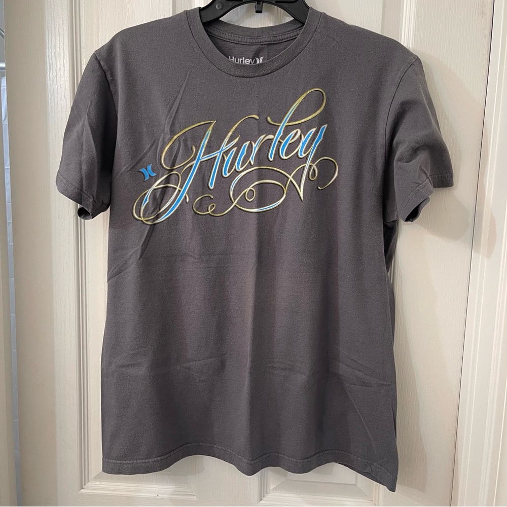 Hurley T-Shirt - Gray. Mens: Large.